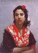   Raimundo de Madrazo y  Garreta A Gypsy china oil painting artist